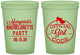 Custom Bachelorette 16 oz Glow In The Dark Cups - Official Girl Code | 60176