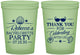 Custom Bachelorette 16 oz Glow In The Dark Cups - Beach | 60177