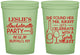 Custom Bachelorette 16 oz Glow In The Dark Cups - Mr Right Girls Night | 60180