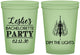 Custom Bachelorette 16 oz Glow In The Dark Cups - Lights | 60188