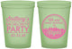 Custom Bachelorette 16 oz Glow In The Dark Cups - Las Vegas | 60190