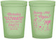 Custom Bachelorette 16 oz Glow In The Dark Cups - Raising Hell In Vegas | 60196