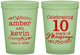 Custom Anniversary 16 oz Glow In The Dark Cups - 10 Years Of Marriage | 80000