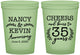 Custom Anniversary 16 oz Glow In The Dark Cups - Cheers To 35 Years | 80004
