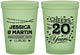 Custom Anniversary 16 oz Glow In The Dark Cups - Cheers To 20 Years | 80011