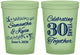 Custom Anniversary 16 oz Glow In The Dark Cups - 30 Years Together | 80013