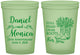 Custom Anniversary 16 oz Glow In The Dark Cups - 25th Wedding | 80022