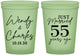 Custom Anniversary 16 oz Glow In The Dark Cups - Just Married 55 Years Ago | 80028