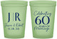 Custom Anniversary 16 oz Glow In The Dark Cups - 60 Years Of Marriage | 80029