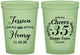 Custom Anniversary 16 oz Glow In The Dark Cups - Cheers To 35 Years | 80034