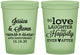 Custom Anniversary 16 oz Glow In The Dark Cups - 40th Wedding | 80035