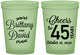 Custom Anniversary 16 oz Glow In The Dark Cups - Cheers To 45 Years | 80036