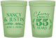 Custom Anniversary 16 oz Glow In The Dark Cups - Cheers To 55 Years | 80038