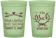 Custom Baby Shower 16 oz Glow In The Dark Cups - It’s A Buck Antler | 90000