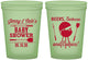 Custom Baby Shower 16 oz Glow In The Dark Cups - Beers Bbq Babies | 90006