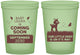 Custom Baby Shower 16 oz Glow In The Dark Cups - Little Deer On The Way | 90011