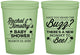 Custom Baby Shower 16 oz Glow In The Dark Cups - Mommy To Bee | 90019