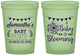 Custom Baby Shower 16 oz Glow In The Dark Cups - Blooming | 90020