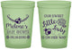 Custom Baby Shower 16 oz Glow In The Dark Cups - Little Lady On The Way | 90021