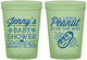 Custom Baby Shower 16 oz Glow In The Dark Cups - Peanut On The Way | 90025