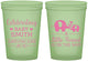 Custom Baby Shower 16 oz Glow In The Dark Cups - Peanut On The Way | 90027