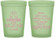 Custom Baby Shower 16 oz Glow In The Dark Cups - Cheers Bottle | 90031