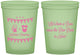 Custom Baby Shower 16 oz Glow In The Dark Cups - Beer Due Date Is Near | 90032