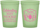 Custom Baby Shower 16 oz Glow In The Dark Cups - Going To Pop | 90040