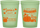Custom Baby Shower 16 oz Glow In The Dark Cups - Pumpkin On The Way | 90042