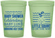 Custom Baby Shower 16 oz Glow In The Dark Cups - Little Squirt On The Way | 90043
