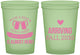 Custom Baby Shower 16 oz Glow In The Dark Cups - Raise A Beer | 90049