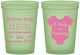Custom Baby Shower 16 oz Glow In The Dark Cups - Baby Is Brewing | 90050