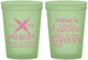 Custom Baby Shower 16 oz Glow In The Dark Cups - Cupcake In The Oven | 90059