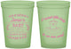 Custom Baby Shower 16 oz Glow In The Dark Cups - Sweet Little Lady | 90061
