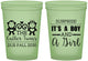 Custom Baby Shower 16 oz Glow In The Dark Cups - Gender Reveal Boy Or Girl | 90063