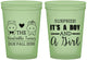 Custom Baby Shower 16 oz Glow In The Dark Cups - Gender Reveal Boy Or Girl | 90064