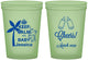 Custom Baby Shower 16 oz Glow In The Dark Cups - Baby Monkey | 90082