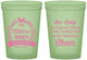 Custom Baby Shower 16 oz Glow In The Dark Cups - Holiday | 90086