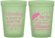 Custom Baby Shower 16 oz Glow In The Dark Cups - Little Bit Of Heaven | 90095