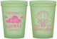 Custom Baby Shower 16 oz Glow In The Dark Cups - Hot Air Balloon | 90097