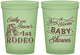 Custom Baby Shower 16 oz Glow In The Dark Cups - Rodeo Boot Scootin | 90103