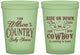 Custom Baby Shower 16 oz Glow In The Dark Cups - Cowboy Coming To Town | 90105