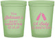 Custom Baby Shower 16 oz Glow In The Dark Cups - Baby Is Brewing | 90116