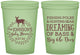 Custom Baby Shower 16 oz Glow In The Dark Cups - Fishing Hunting | 90119