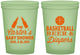 Custom Baby Shower 16 oz Glow In The Dark Cups - Basketball Beer Diapers | 90133