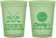 Custom Baby Shower 16 oz Glow In The Dark Cups - Golf Little Caddy | 90135