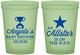 Custom Baby Shower 16 oz Glow In The Dark Cups - Allstar On The Way | 90140