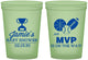 Custom Baby Shower 16 oz Glow In The Dark Cups - Sports Mvp | 90141