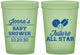 Custom Baby Shower 16 oz Glow In The Dark Cups - Future All Star | 90146