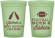 Custom Baby Shower 16 oz Glow In The Dark Cups - Football Beer Babies | 90147